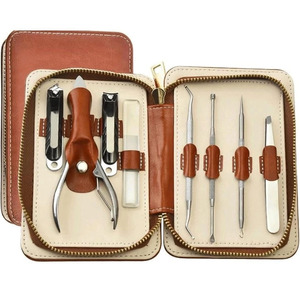 Kit de manucure et pédicure de qualité supérieure avec outils de soin en acier inoxydable durable, kit de soin des ongles professionnel, kit de beauté en gros - Product Image 1