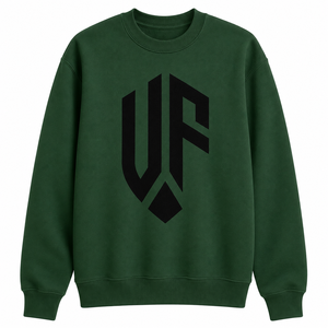 Sweat-shirt à col rond pour homme avec logo UP blanc imprimé, coupe classique, pull décontracté en molleton, style automne - Product Image 4