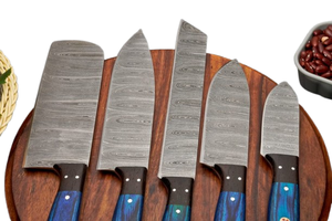 Best Supplier Cooking DAMASCUS Steel <b>Knife</b> <b>Set</b> Custom OEM HAND FORDEND Chef Use Kitchen <b>Knife</b> <b>Set</b> With Custom LEATHER ROLL - Product Image 2