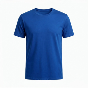 เสื้อยืดแขนสั้นผู้ชายสไตล์ลำลองสำหรับฤดูร้อน น้ำหนัก 180 กรัม แห้งเร็ว  รับสกรีนโลโก้ ดีไซน์เรียบง่าย ทรงหลวม สีพื้น - Product Image 1