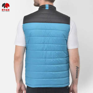 Gilets matelassés Ryan Pro Gear pour hommes, design personnalisé, rembourrage en polyester, tissu confortable avec logo personnalisé, col montant - Product Image 2