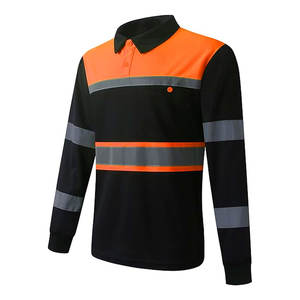 Polo de sécurité haute visibilité pour la construction, vêtements de travail industriels, protection haute visibilité pour les ouvriers du bâtiment - Product Image 2