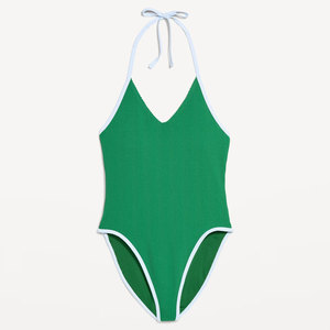 100% Polyester Material Made Women Swim Suits For Sale Plain Custom Printing Logo Women Swim Suits - Product Image 3