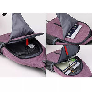 Sac à bandoulière réglable unisexe élégant et imperméable, sac à bandoulière décontracté pour le voyage - Product Image 2