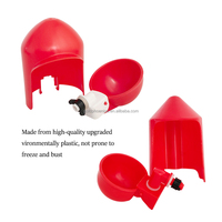 YYC personnalisé en plastique volaille buveur tasse Pigeon oiseau poussin eau tasse poulet abreuvoir avec couvercle couvercle