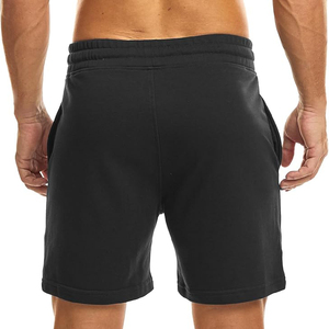 Shorts de sport d'été pour homme de haute qualité, respirants, 100 % coton, logo personnalisé imprimé, coupe ample. - Product Image 2