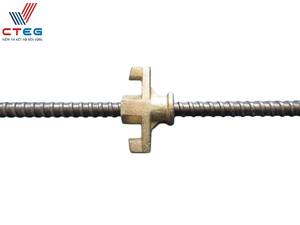 Tige filetée robuste zinguée avec écrou à oreilles |   M10–M24 pour la fixation industrielle et la connexion des aciers - Product Image 5