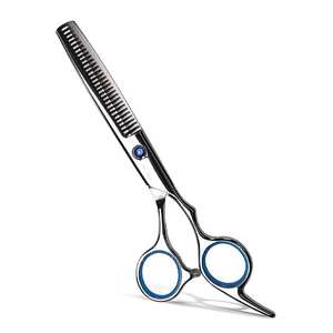 Tijeras de Peluquería Profesionales de Acero Inoxidable Resistentes a la Corrosión, con 32 Dientes y Agarre Equilibrado - Product Image 1