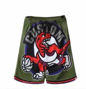 Wholesale Olive Mesh Custom <b>Men</b> <b>Basketball</b> <b>Shorts</b> Front Elastic 100% Polyester Quick Dry Side Pockets Gym Training Sports Team - Product Image 1