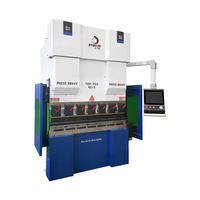 Presse plieuse CNC électro-hydraulique synchronisée entièrement automatique compacte 4000 KN, 30 tonnes / 3200 mm, avec pompe moteur pour petit atelier