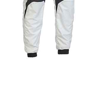Combinaison de course moto homme blanche à manches longues, color-block, respirante, toutes saisons, personnalisable OEM - Product Image 2