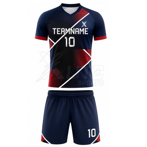Hot Supplier Breathable Polyester Adult Sportswear Soccer Training Kit <b>Shirt</b> Shorts Combination for Football Teams Clubs - Product Image 2
