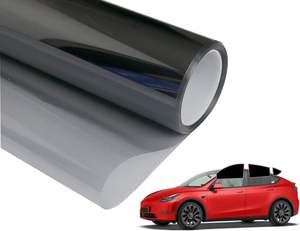 Pellicola per Finestrini Auto a 2 Strati, Isolante Solare, Adesiva, per Parabrezza, <span class=keywords><strong>Fumé</strong></span>, Nano Carbonio - Product Image 1