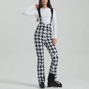 Pantalon de ski unisexe personnalisé pour l'extérieur - Tex 10 000 mm imperméable, respirant, anti-UV, isolé, coupe-vent, fermeture élastique, taille plus - Product Image 3