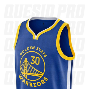 Maillot de basket Golden State 30, col en V, sans manches, respirant, en polyester, unisexe, pour adulte, brodé et imprimé - Product Image 6