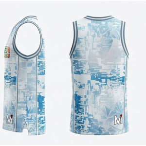 Uniforme de Baloncesto Sublimado Avanzado, Conjunto de Camiseta y Pantalones Cortos de Baloncesto Reversibles Personalizados, para Competencia Profesional de Equipos - Product Image 6