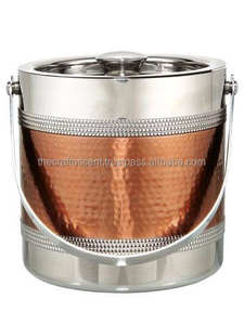 Cubo de Hielo Ecológico de Acero Inoxidable Personalizado al por Mayor, Capacidad de 10L, para Uso en Campamentos, Bares y Restaurantes - Enfriador de Botellas de Vino - Product Image 3