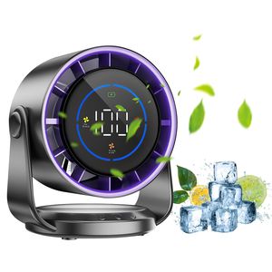 Rechargeable Mini Desk Fan 100 Speeds <b>Battery</b> <b>Operated</b> Wall Mounted Fan 120 Degree Tilting Angle Portable for Home Office Use - Product Image 3