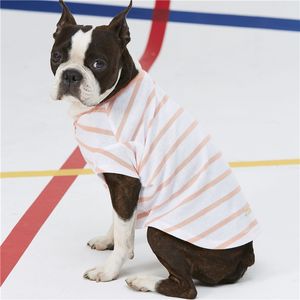 Camisa a rayas ropa para perros algodón orgánico estilo británico ODM OEM - Product Image 4