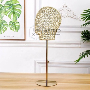Soporte Moderno Dorado Hueco Ajustable y Desmontable para Exhibición de Cabezas de Maniquí, Gorras y Sombreros para Tiendas Minoristas - Product Image 1