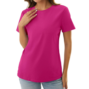 Camiseta Premium Plus Size para Mujer, Ecológica, Tejido Suave, Tacto de Pluma, Ajuste Cómodo, Secado Rápido, Capa Suave y Fresca, Comodidad Diaria, Color Sólido - Product Image 2
