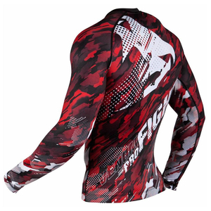 ชุดรัชการ์ดแขนยาวสำหรับผู้ชาย พิมพ์ลายแบบ Heat-Transfer สีตัดต่อ ป้องกันรังสียูวี ระบายอากาศได้ดี แห้งเร็ว ป้องกันแบคทีเรีย - Product Image 4