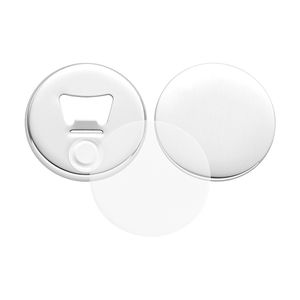 Suministros para Fabricación de Botones, 50 Sets de Piezas Magnéticas de 2.28 Pulgadas (58 mm) con Abrebotellas Magnético y Carcasas Metálicas - Product Image 1