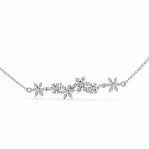 Collier pendentif solitaire en argent sterling 925 de qualité supérieure avec moissanite de laboratoire, serti à griffes classique, bijoux de mariée minimalistes pour femme - Product Image 1