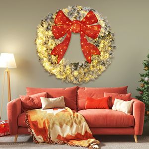 Guirlande de Noël avec ampoules dorées et blanches, personnalisable, en PVC plastique, taille moyenne, pour décorations de maison, livraison gratuite le week-end - Product Image 5