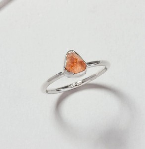 Raw Sunstone Gemstone <b>Ring</b> Jewelry - Birthstone Handmade <b>Rings</b> - Stackable Wholesale <b>Ring</b> - Product Image 1