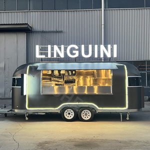 รถขายอาหารเคลื่อนที่รถเทรลเลอร์ขายอาหารรถเข็นอาหารสุนัขร้อนสำหรับผู้ขายในยุโรป - Product Image 1