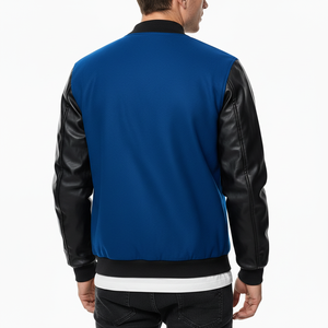Blouson pour Homme, Blouson de Baseball en Laine, Doublure en Tissu Polyester Ultra Doux, Prix de Gros, Veste Haut de Gamme - Product Image 2