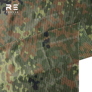 Tela de malla de poliéster estampada por ambos lados, ligera, de 120 g/m², camuflaje Flectarn de Alemania, tejido de punto por urdimbre, para equipo táctico de exterior. - Product Image 6