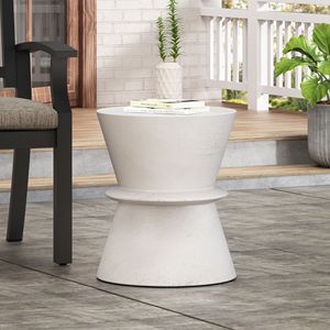 Lightweight <b>Outdoor</b> Concrete <b>Side</b> <b>Table</b> for <b>Outdoor</b> Living - Product Image 3