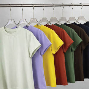 เสื้อยืดโอเวอร์ไซส์ทรงหลวมไหล่ตก ผ้าฝ้าย 100% เป็นมิตรกับสิ่งแวดล้อม ระบายอากาศได้ดี สไตล์ลำลอง สตรีทแวร์ ไซส์พลัสสำหรับผู้หญิง ขายส่ง - Product Image 2