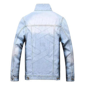 Performance <b>Men</b> Jeans <b>Jacket</b> Stretch Fabric Apparel Private Label <b>Smart</b> <b>Men</b> Jeans <b>Jacket</b> Custom Design Outerwear Wholesale - Product Image 2