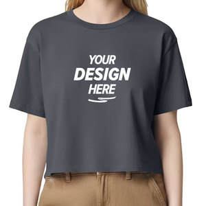 เสื้อครอปท็อปผู้หญิงแฟชั่นปี 2026 แขนสั้น เสื้อยืดลำลองฤดูร้อน คอกลม เนื้อผ้านุ่ม กระชับพอดีตัว สีพื้น เสื้อยืดครอปพื้นฐาน - Product Image 4