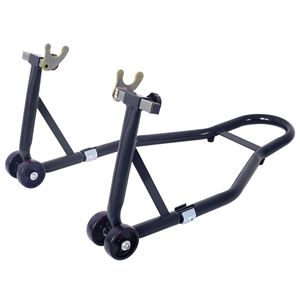 Cavalletto moto 1000LB moto moto anteriore e posteriore ruota portabagagli Paddock supporto nero U - Product Image 4