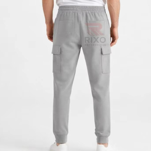 Pantalon de jogging en toile légère pour homme, taille mi-haute, coupe droite, élastique, séchage rapide, respirant, avec poches latérales, idéal pour l'entraînement en salle de sport - Product Image 3