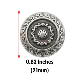 Classic Decorative Finish With Reliable Construction And Long Lasting Performance For Apparel Accessories Steel <b>Buttons</b> - Product Image 6