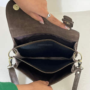 Bolso Bandolera de Cuero Vacuno Genuino Estilo Western para Mujer 2026, con Diseño Elegante, de Gran Venta, Ideal para Ocasiones Especiales - Product Image 6