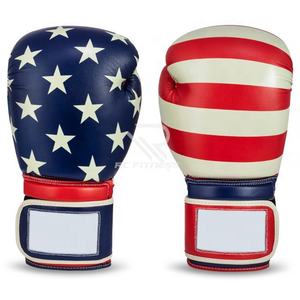 Sanda Professional High Quality Leather Boxing Gloves Non-Slip <b>Hook</b> Loop Closure Custom Printed for <b>Outdoor</b> Martial Arts - Product Image 5