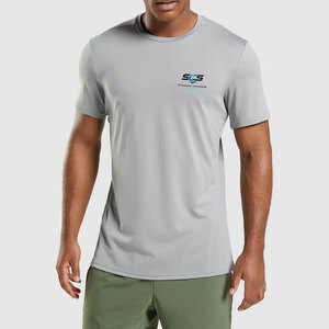 T-shirts de sport pour hommes 100% coton, qualité supérieure, prix de gros, service OEM, design personnalisé imprimé, coupe ample. - Product Image 1