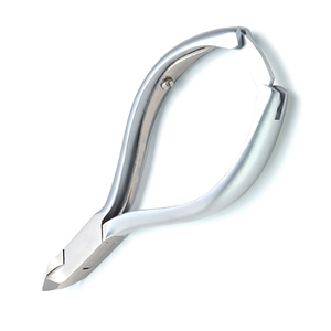 Coupe-cuticules OEM de haute qualité en acier inoxydable argenté, à double ressort, de précision, avec ouverture large pour ongles épais - Product Image 3