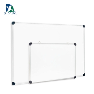 Pizarra Magnética de Borrado en Seco con Marco de Aluminio, Ganchos de Montaje y Protección de Esquinas de Plástico - Product Image 1