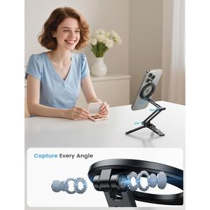 Treppiede Ultra-Compatto in Alluminio Magsafe per Telefono, Asta Magnetica Flessibile per Selfie con Supporto per Cellulare per iPhone 17/16 Pro Max - Product Image 3