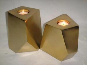 Nouveaux bougeoirs coniques dorés bougeoirs bougeoirs Table bougeoirs décoratifs pour Table mariage salle à manger - Product Image 2