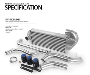 Kit de intercooler tuning para HYUNDAI i30 1.6t Diésel (AÑO 2012-2017) kit de montaje rápido/ intercooler tuning MAINTEC fabricado en Corea - Product Image 2
