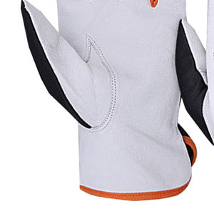 Guantes de Soldador Reforzados de Piel de Vacuno, Doble Capa en la Palma, Protección Térmica, Anticorte, para Invierno, Industriales, Forja, Dedos Completos - Product Image 5