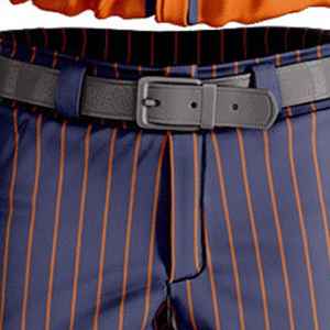 Ensemble de maillots de baseball personnalisés pour hommes, orange et bleu, manches courtes, col en V, polyester respirant, taille adulte, fabricant de vêtements de sport OEM - Product Image 6